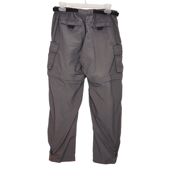 REI Convertible Hiking Pants Mid Rise Tapered Leg Lightweight Gray Womens Sz 6P - Picture 3 of 9